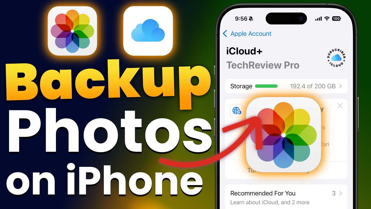 How to Backup iPhone Photos and Videos? iCloud Photos Automatic Backup | Never Lose Your Memories