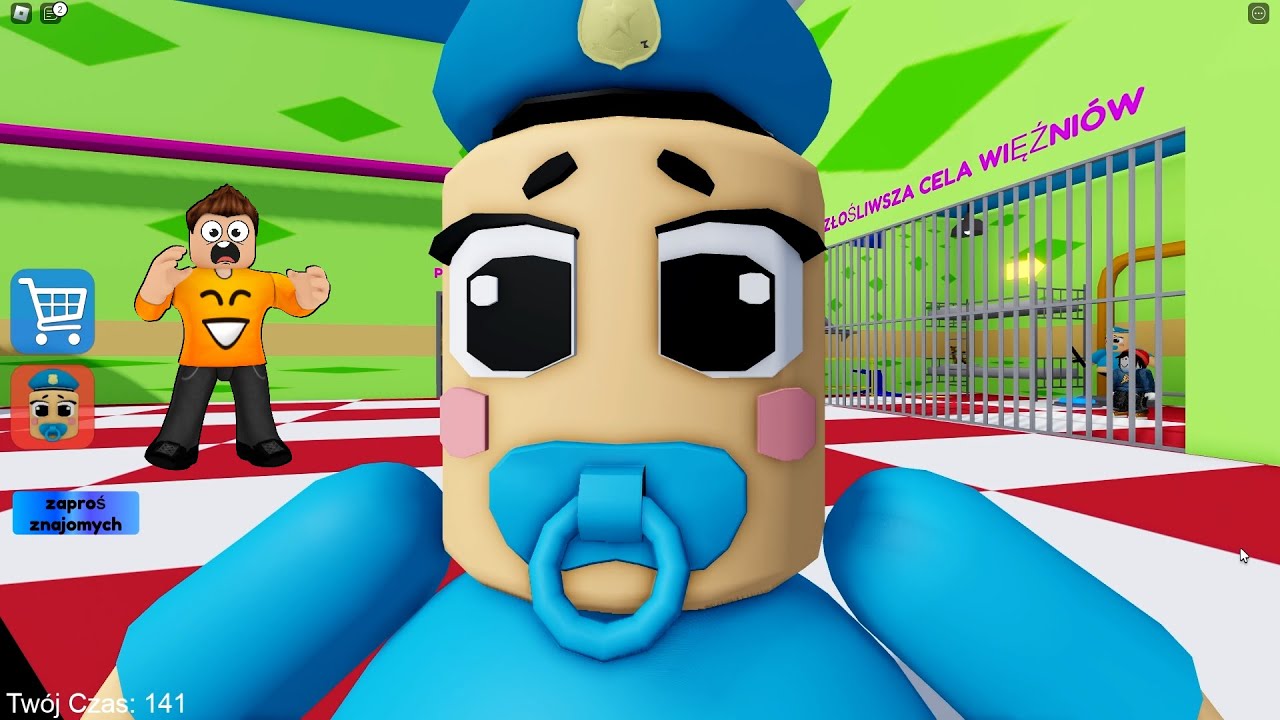 UCIEKAM PRZED DZIECKIEM BABY BARRY'S w Roblox! (PRISON RUN!)