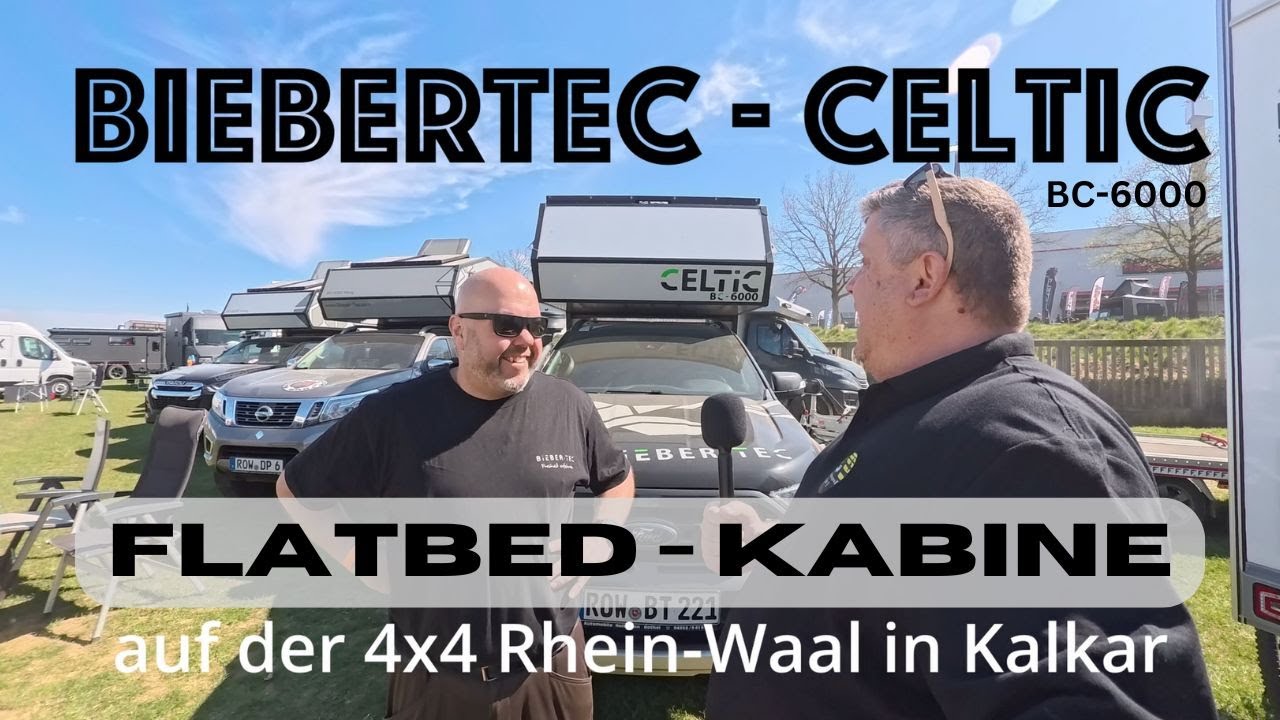 Bieber-Tec Celtic 6000 Flatbed Kabine Vorstellung - auf der 4x4 Rhein-Waal