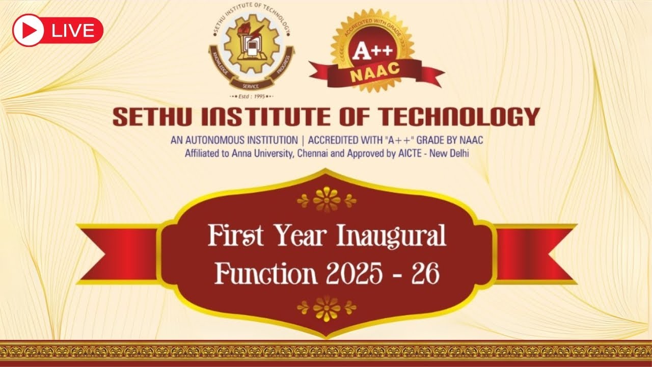 First Year Inaugural Function 2025 - 26 ( SIT )