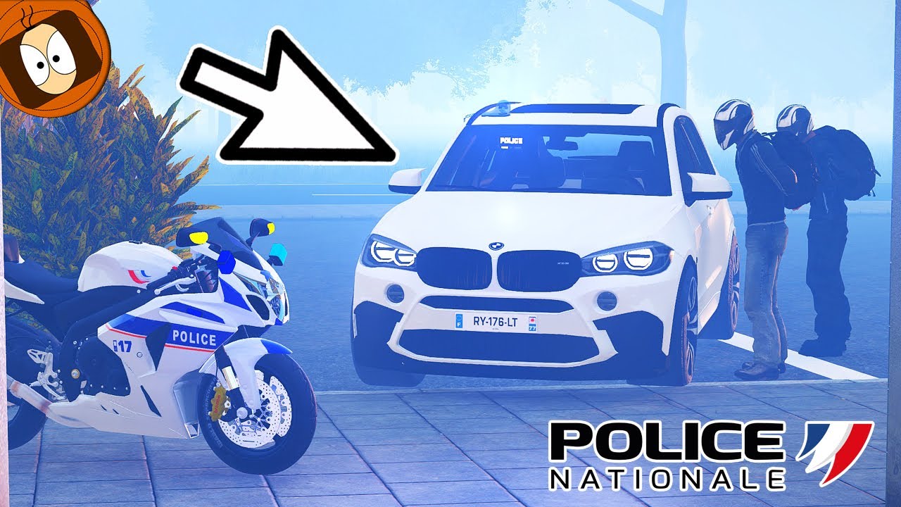 POLICE BAC / ERI : COURSE POURSUITE vs TMAX !