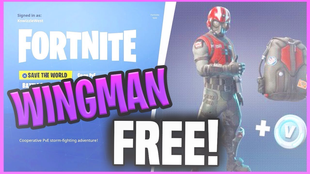 WINGMAN STARTER PACK IN FORTNITE BATTLE ROYALE!