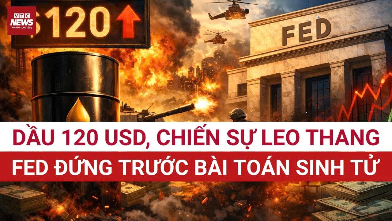 Chiến tranh Iran đẩy Fed vào góc tường: Cú sốc nguy hiểm nhất 50 năm | VTC News