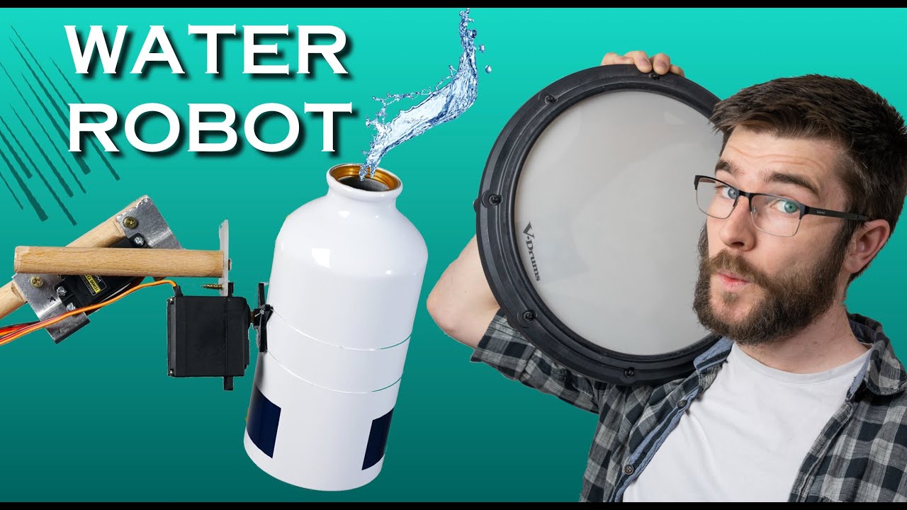 Drum Controlled Water Robot