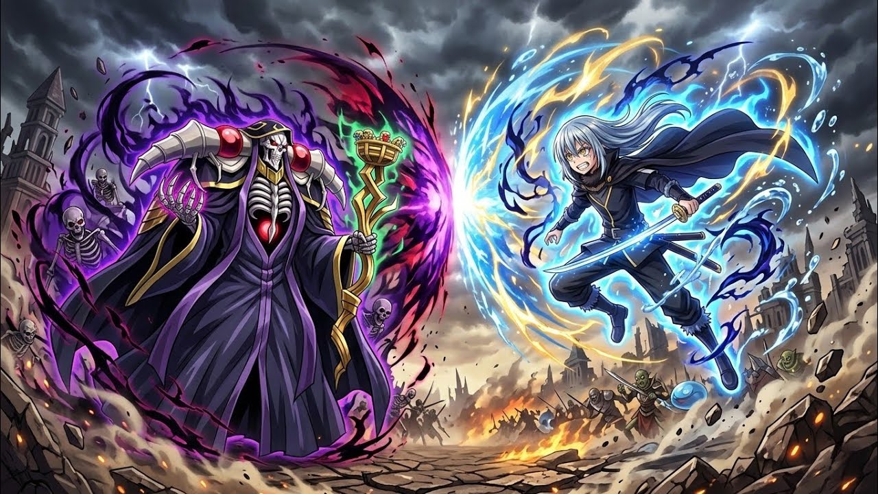 What If Ainz Ooal Gown And Rimuru Tempest Existed In The Same World? Overlord vs Slime God Showdown