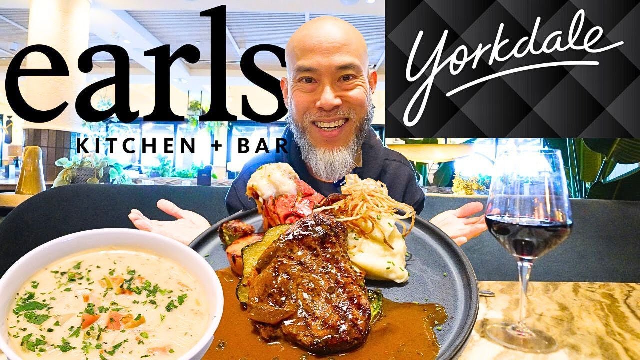 Freshly Opened / Earls Restaurant / Yorkdale Mall / Toronto Foodie Super Value Amazing Taste (中文cc)