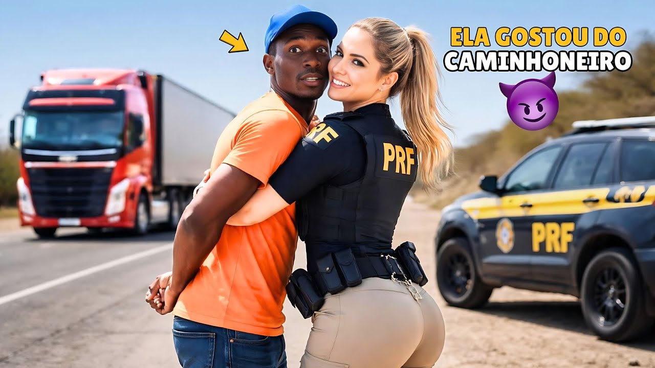 EITA! CAMINHONEIRO É AGARRADO PELA POLICIAL BONITA DA PRF NA BR 319!