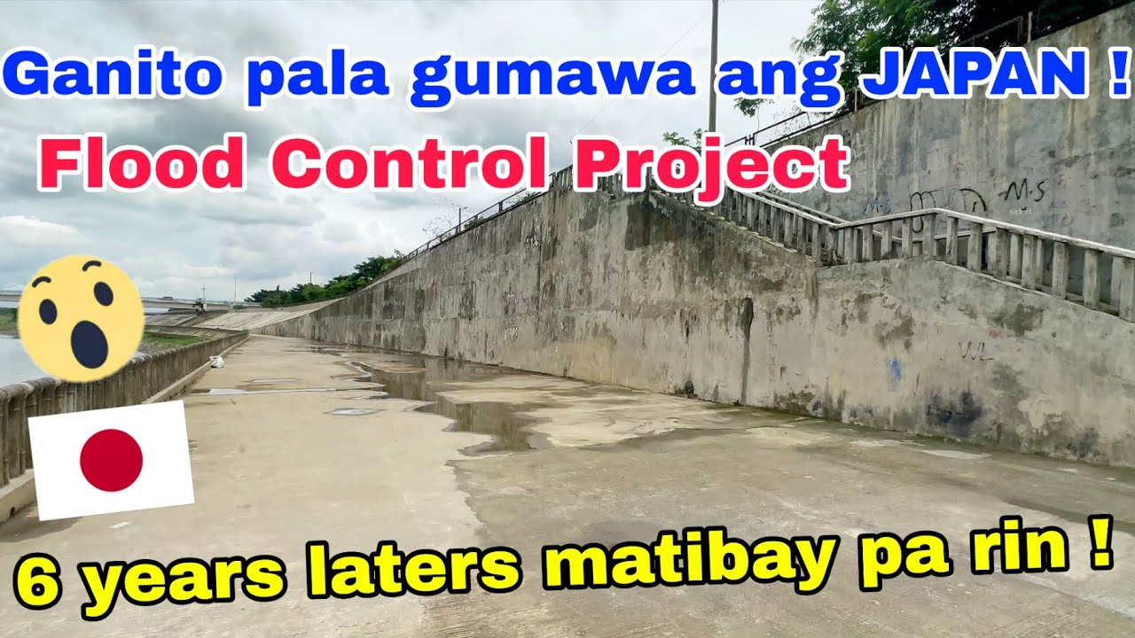 Grabe ang galing pagkagawa ng JAPAN FLOOD CONTROL ! 6 years  matibay pa rin Tumana Marikina City 