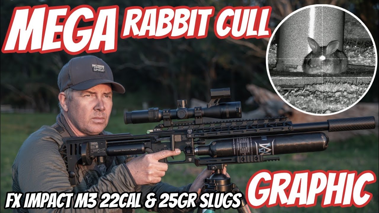 MEGA FX Impact M3 Rabbit Cull with Bonus Birds || My BIGGEST Night on the Bunnies || PCP Hunting