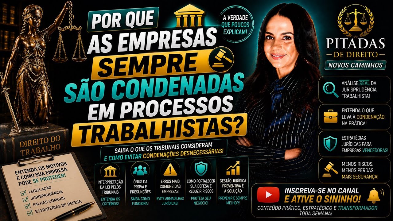 Por que as empresas sempre s&atilde;o condenadas em processos trabalhistas ?? #empresas #advogada #processo