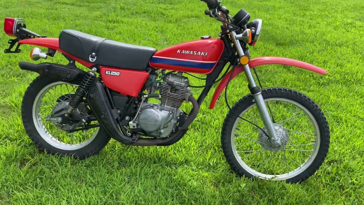 1978 Kawasaki KL250 enduro. Mint original condition.