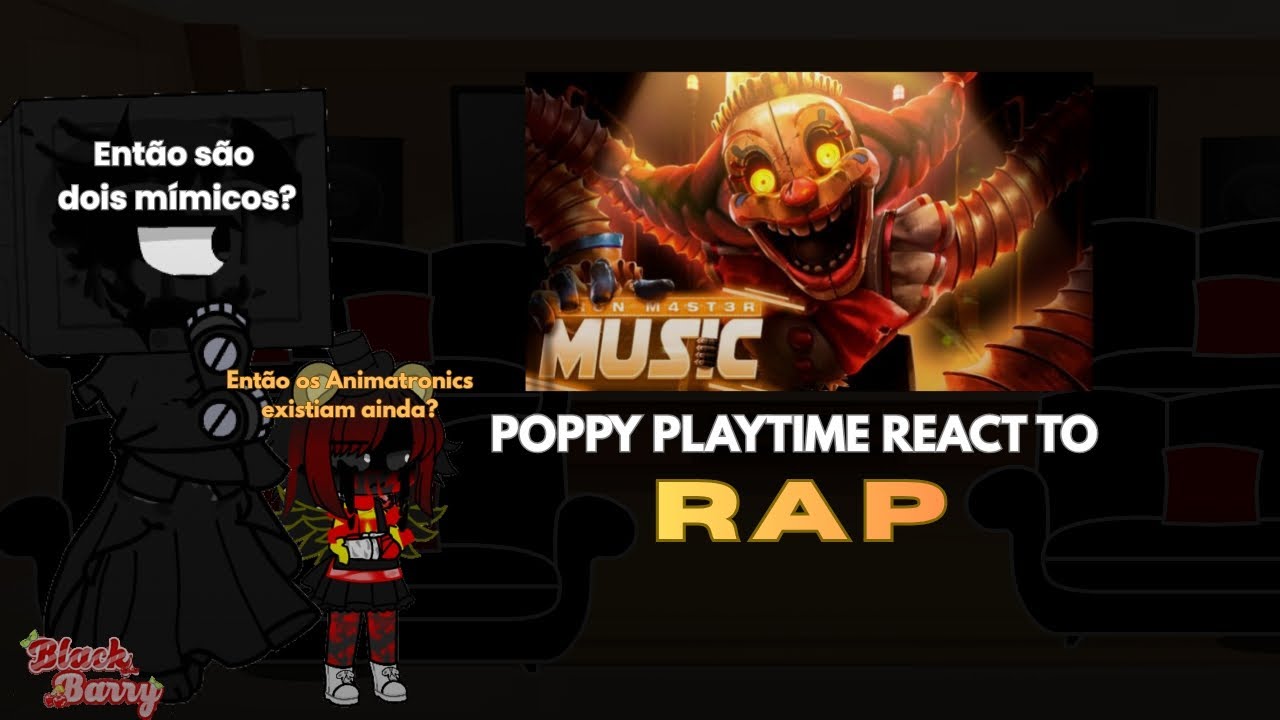 Poppy Playtime+Fnaf react to rap 
