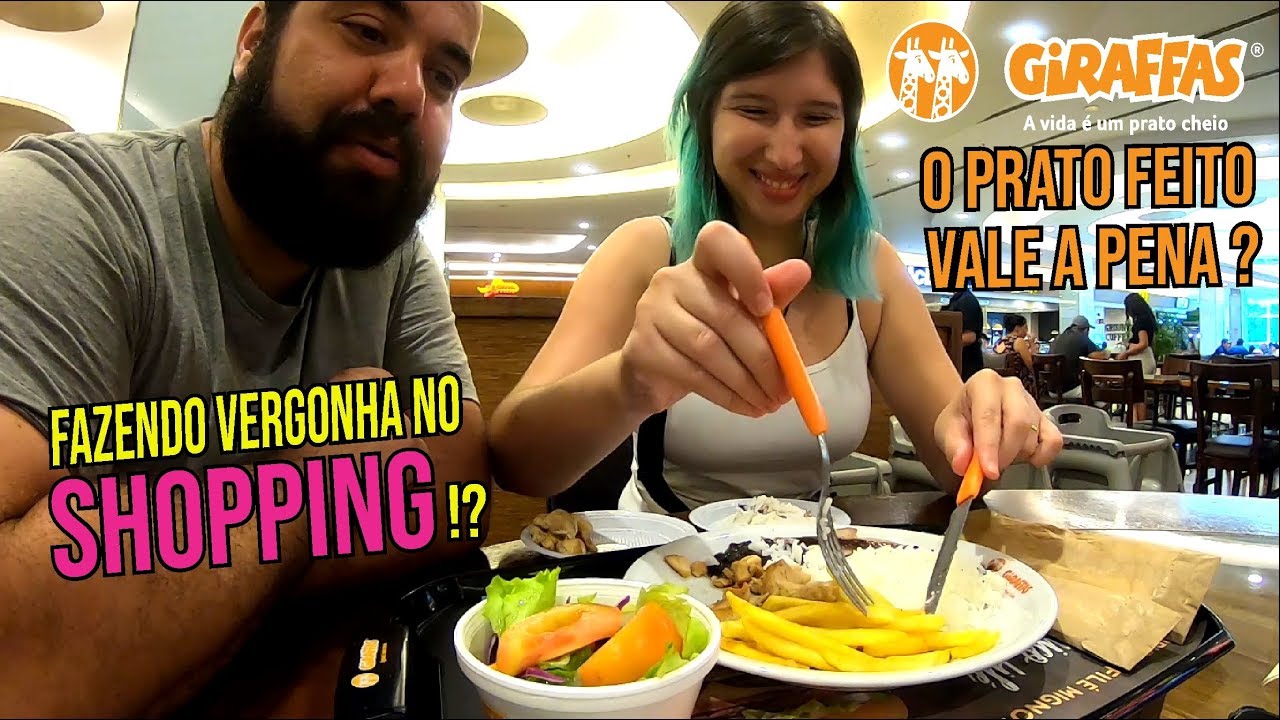 DIVIDIMOS UM PRATO FEITO NO GIRAFFAS