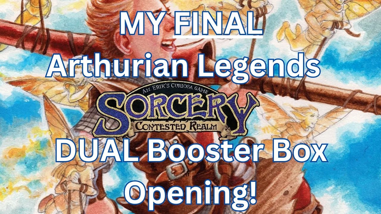 Let's Open Up TWO Booster Boxes of Sorcery's Arthurian Legends at the SAME TIME!  (NEVER AGAIN!!!)