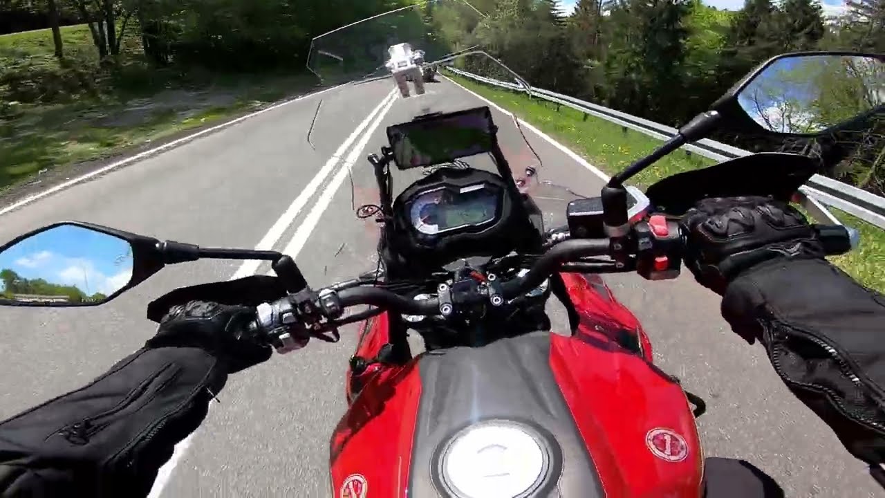 Przełęcz Salmopolska [ Benelli TRK 502 ] (POV)