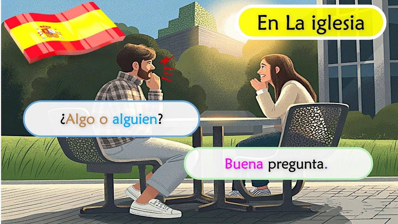 Comprensión Auditiva en Español: Conversación Emotiva en la Iglesia / parte 1
