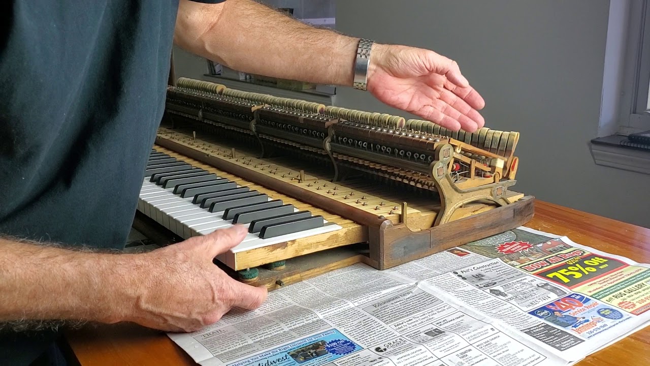 #24 Restoring An Old Steinway Piano How Piano Action Works