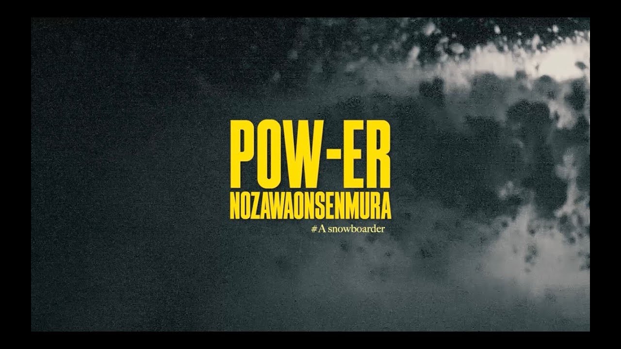 [POW-ER] A snowboarder