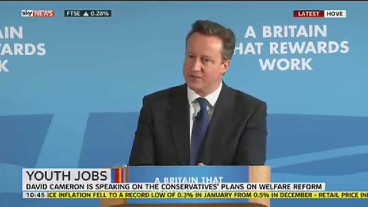 David Cameron Debunks Welfare 'Myths'