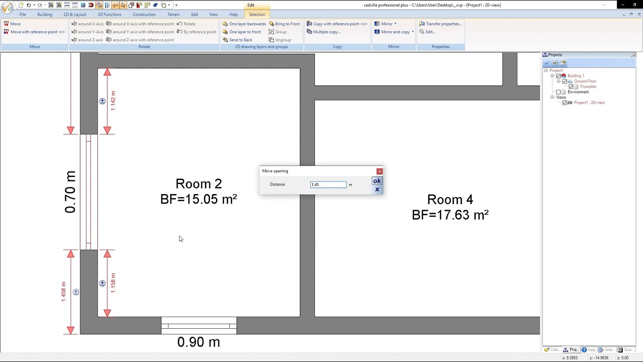 cadvilla® Support - Quick and easy entry of windows and Window constructions (≥ Release 10)