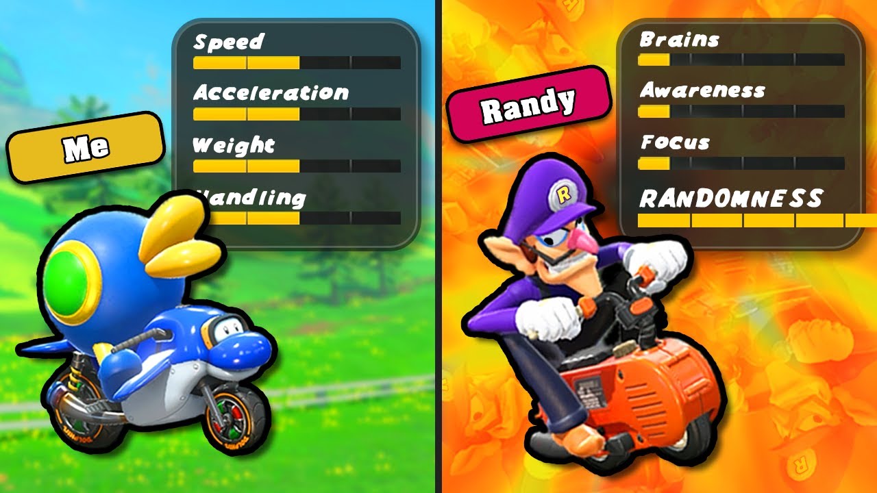 Can an Average Player Beat Random Inputs in Mario Kart?