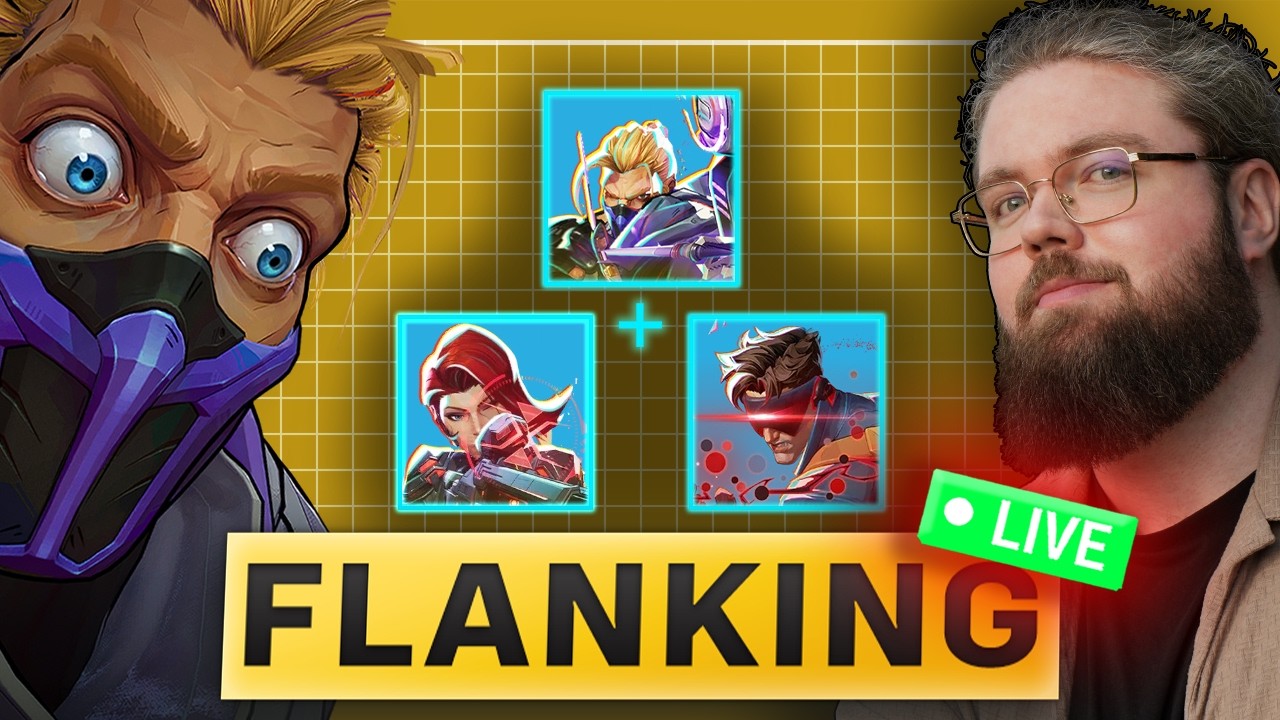 Flanking like a Chicken on Hawkeye + Cyclops + Widow | Season 9.5 Marvel Rivals