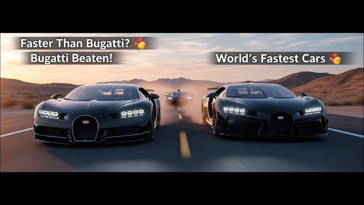 10 Cars Faster Than Bugatti – The Fastest Hypercars in the World! 🚀
