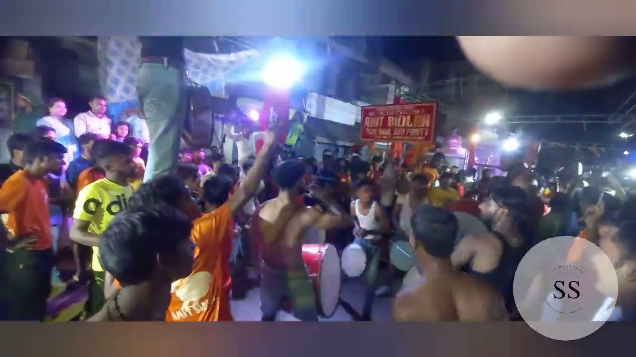 competition between PSM vs Amit bidlan nasik dhol on narsingh leela vrindavan|| #narsinghbhagwan