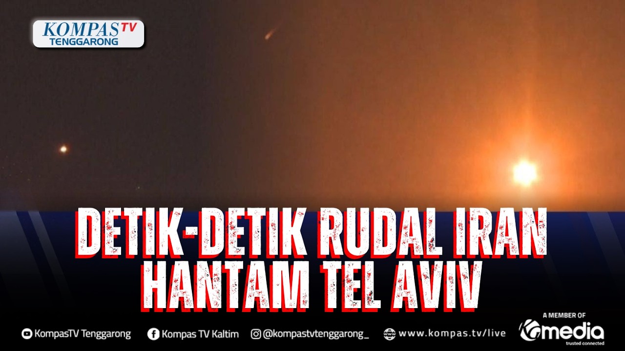Rudal Iran Kembali Hantam Tel Aviv, Sirene Peringatan Israel Meraung