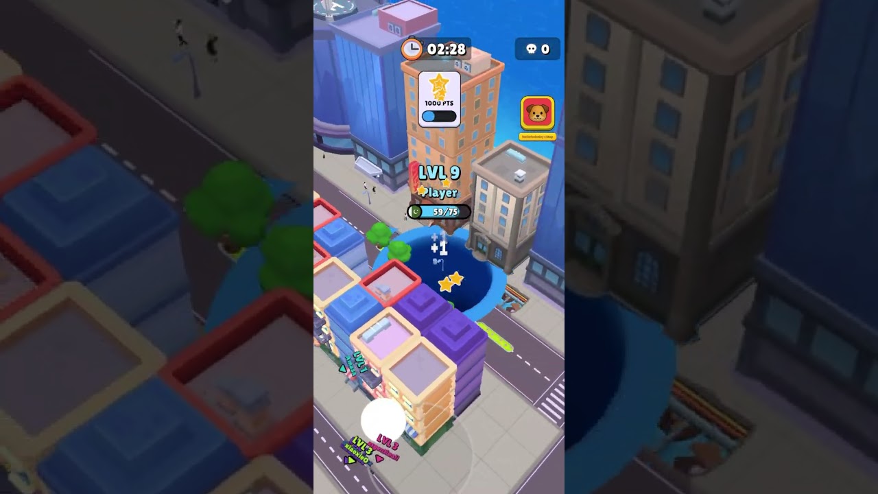 HOLE.IO 🕳️ GAMEPLAY ( 9 )