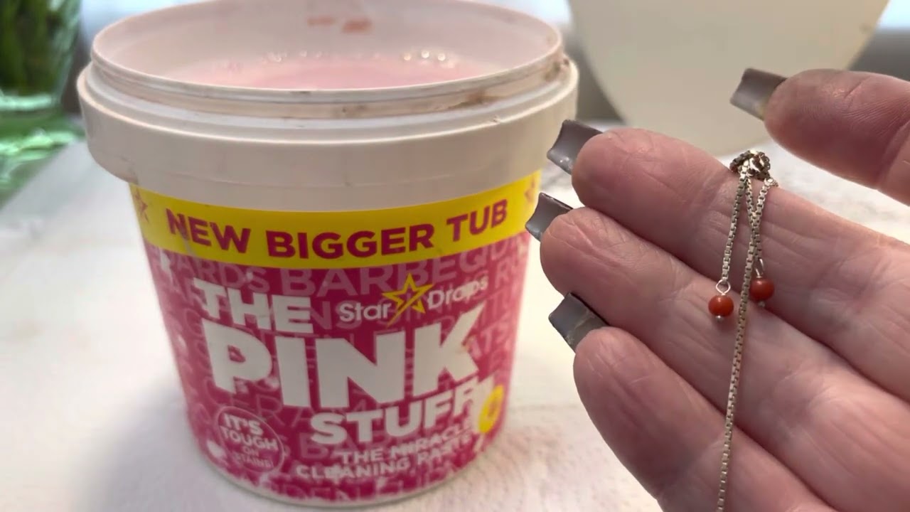 Killer👑Queen Antique Jewelry “My guide to cleaning Silver Jewelry” The Pink Stuff Paste!✨