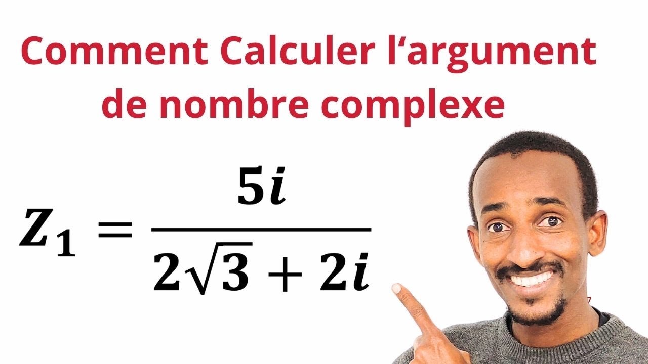 Comment calculer l'argument d'un nombre complexe ?