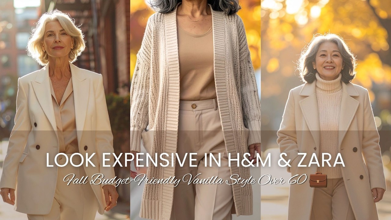 🌰 How to Look Expensive in H&M & Zara for Fall: Budget-Friendly Vanilla Style Over 60 💼