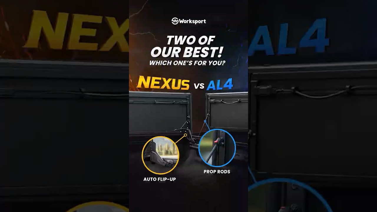 Worksport Nexus против AL4: откидные крышки кузова пикапа