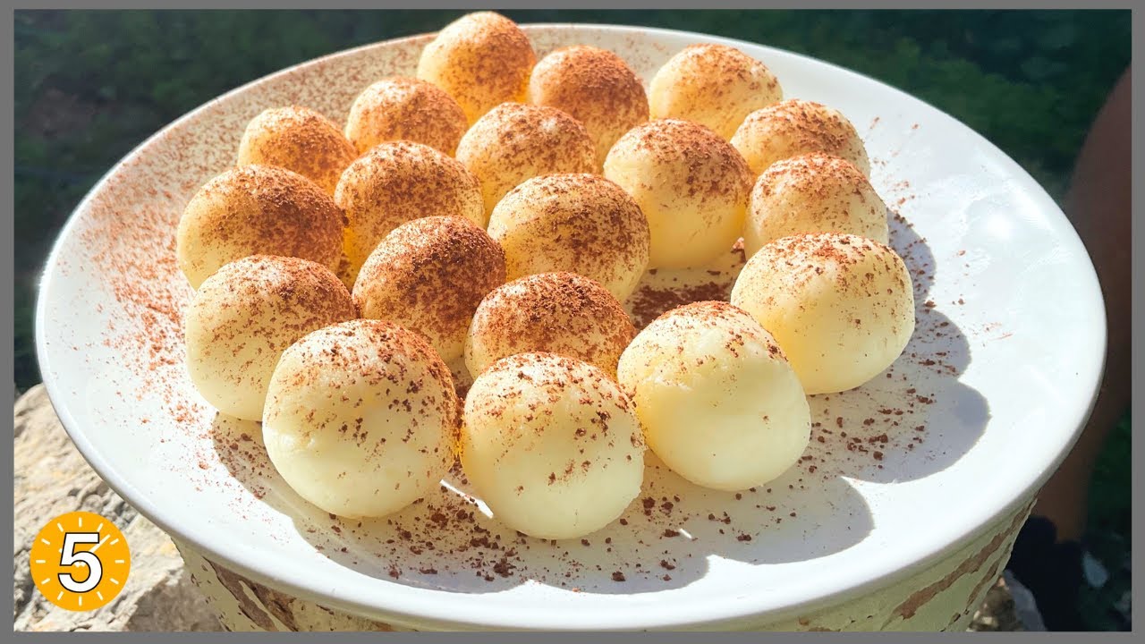 BOLITAS DE LECHE para Fiestas y Celebraciones 👍🏻 - Recetas de Guille en 5 Minutos