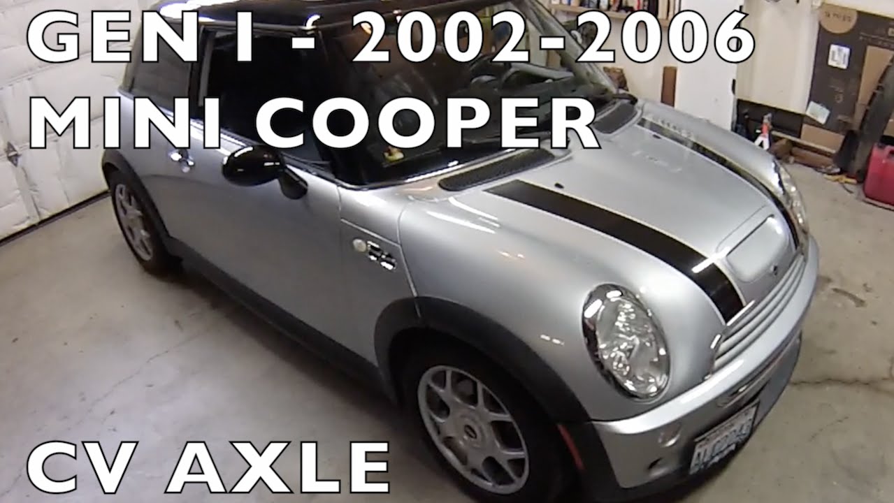 MINI Cooper Replace CV Axle Howto - Gen 1 2002-2006 R50 R53 R52
