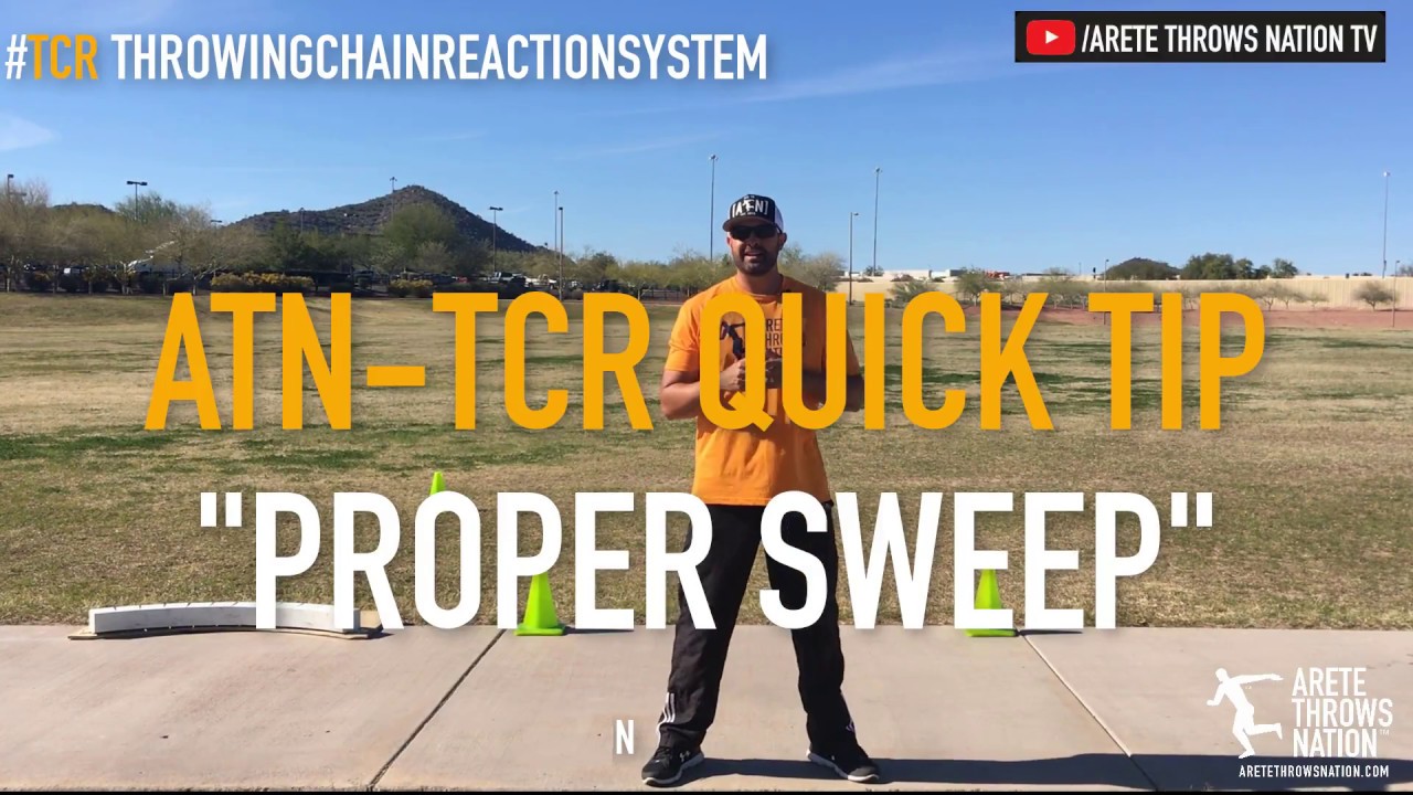 SHOT PUT & DISCUS TECHNIQUE | HOW TO SET UP A PROPER SWEEP LEG FOR BIG THROWS