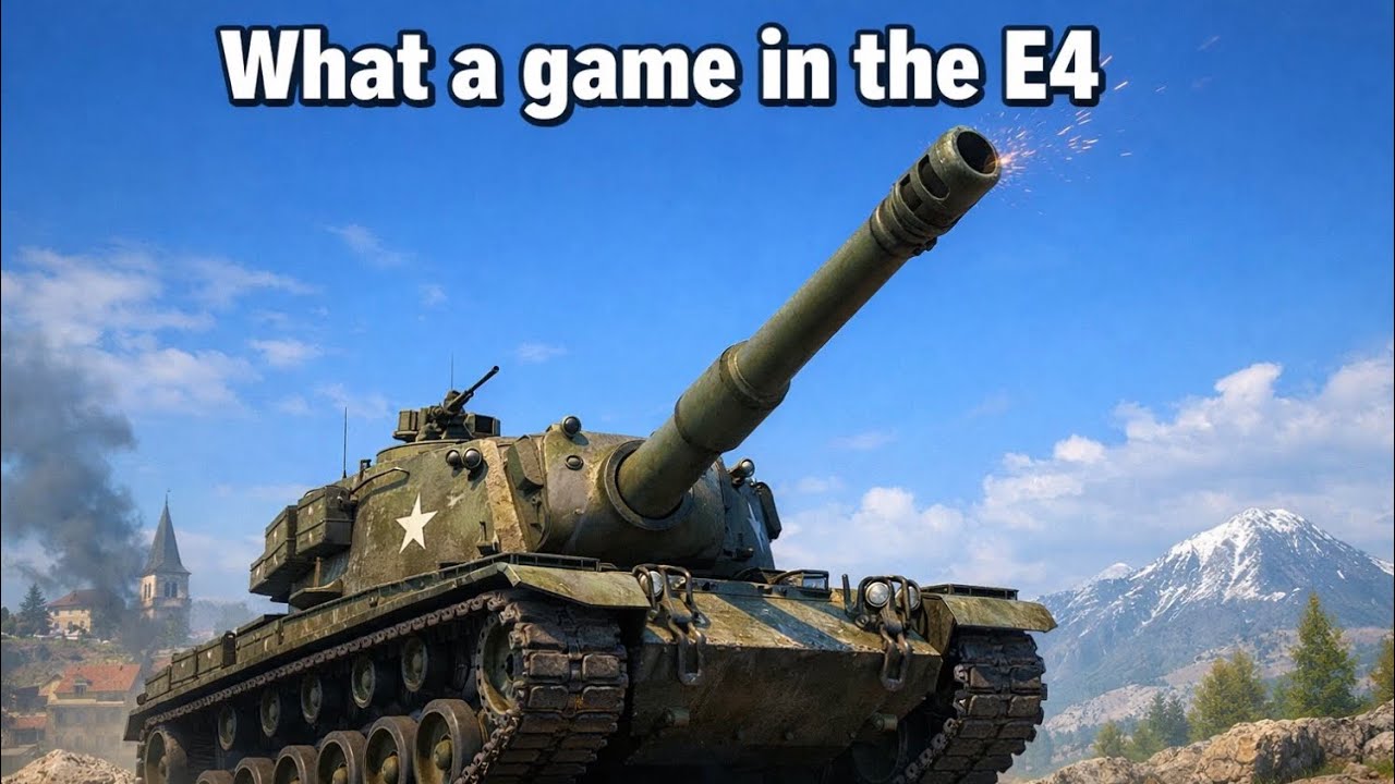 What a game in the E4 #wotb #wotblitz 