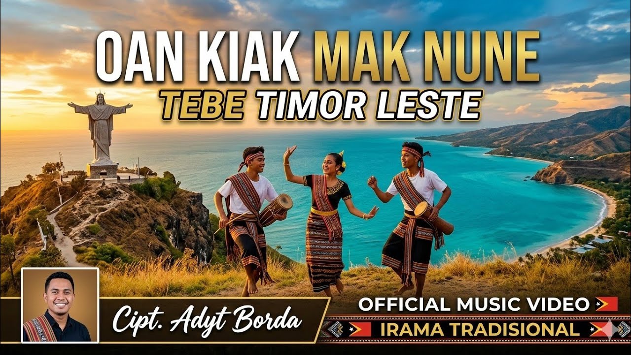 Oan Kiak Mak Nune - Lagu Tebe Timor Leste (Cipt. Adyt Borda) | Musik Tradisional Timor