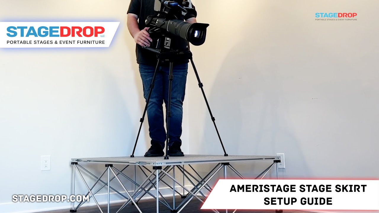 IntelliStage Lightweight Camera Risers - StageDrop