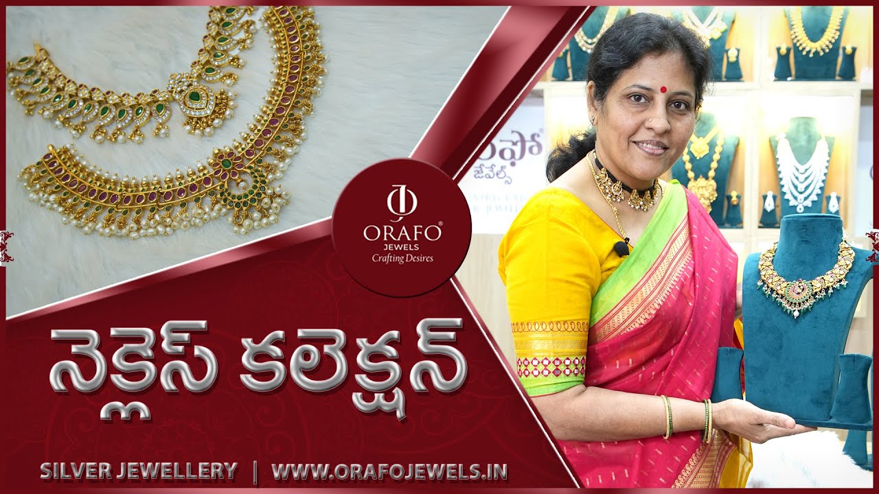 Necklace Collection | Silver Jewellery | www.orafojewels.in
