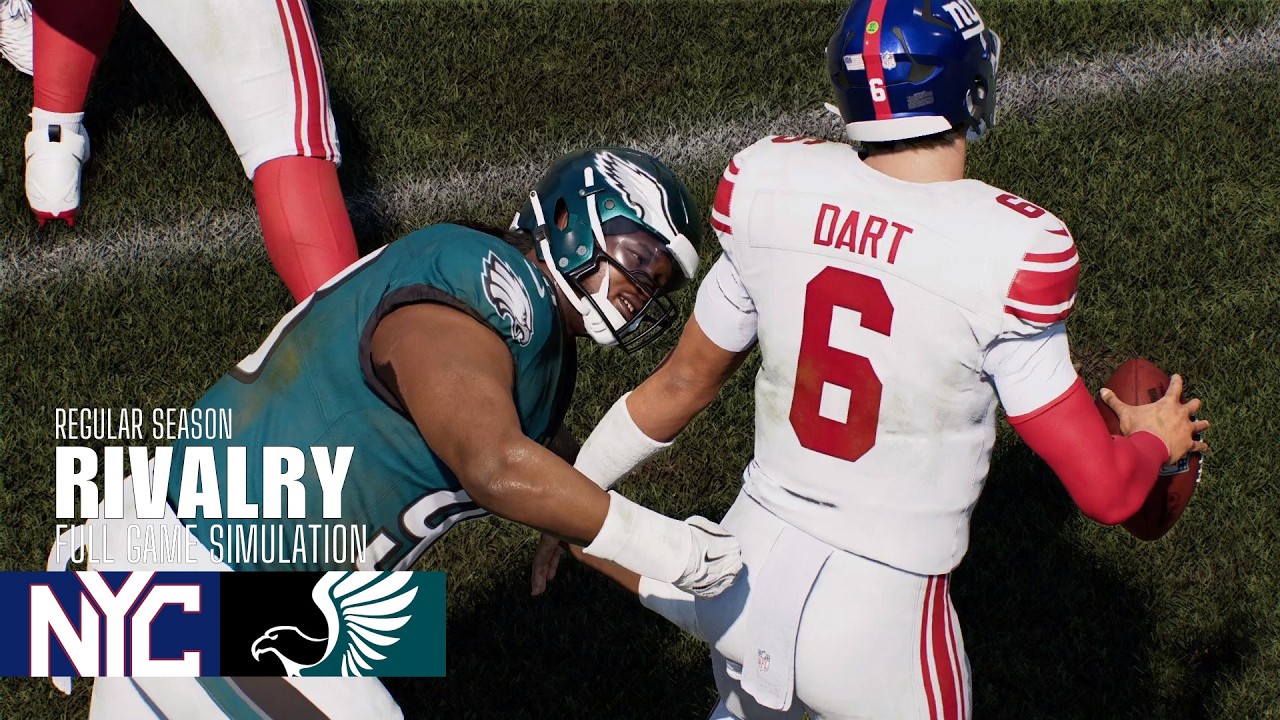 Giants vs. Eagles | 2026 Rivalry Game | Madden NFL 26 Simulation