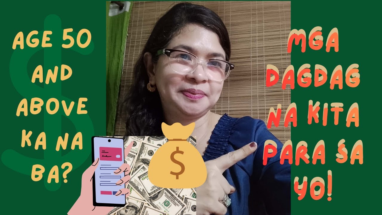 Age 50 and above ka na ba Eto ang mga Paraana para Kumita ONLINE!