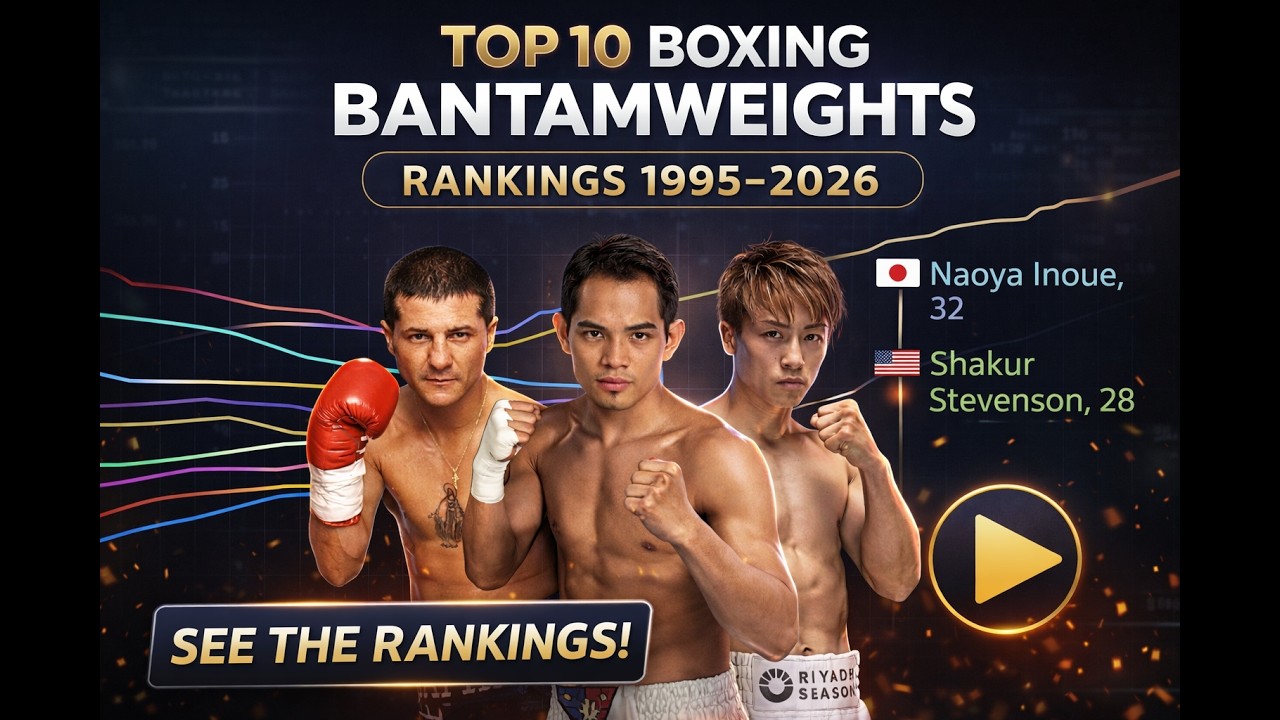 Bantamweight Boxing Rank History in Animated Charts (1995-2026)