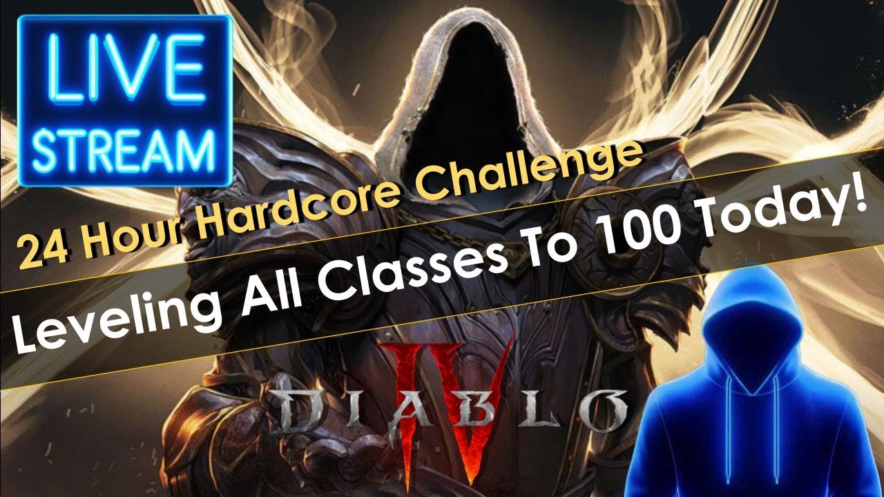 Diablo 4 All Classes to 100 in 1 Day Challenge!