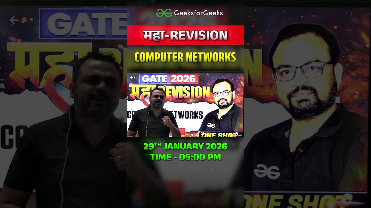 MAHA REVISION🔥Computer Networks | GATE 2026 Final Push 
