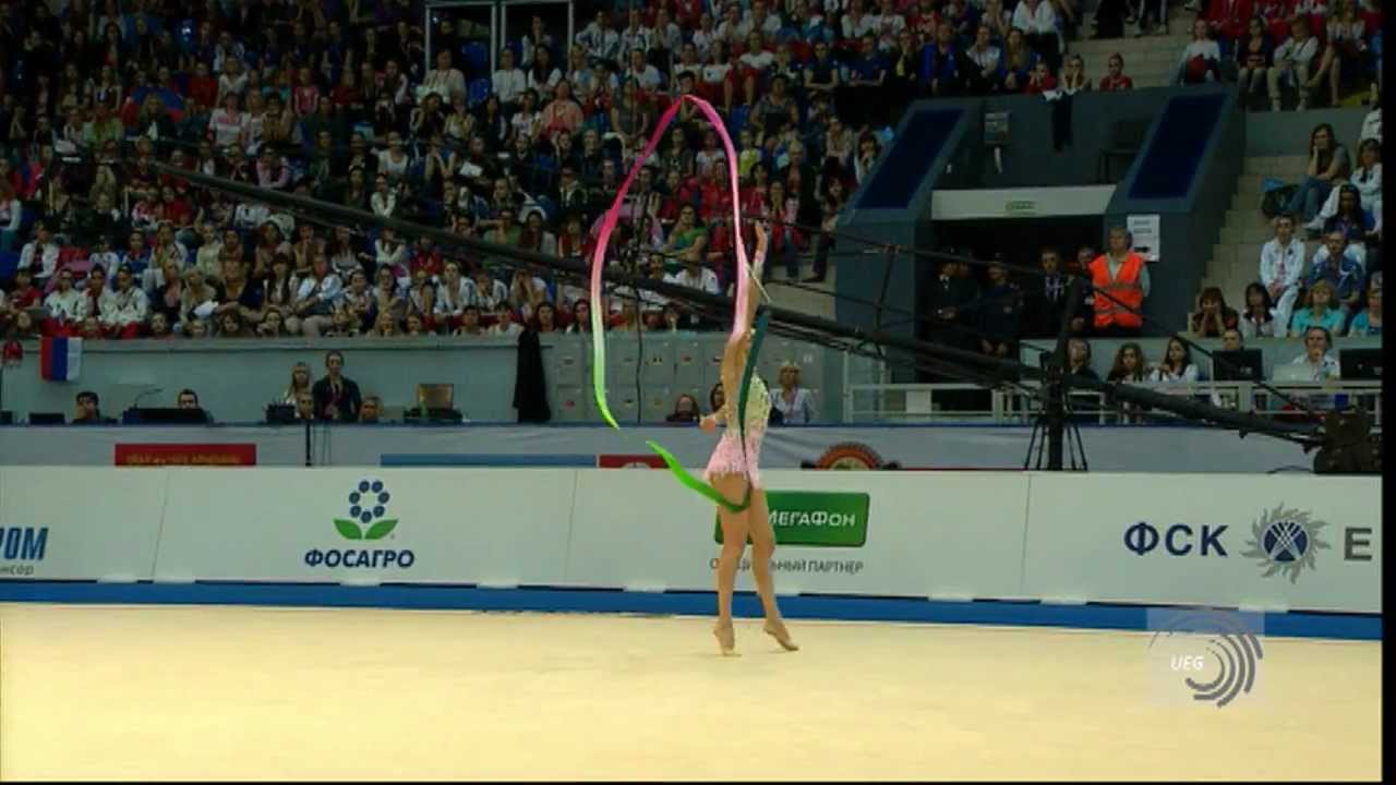Evgeniya KANAEVA (RUS), 2012 European Championships (Ribbon)