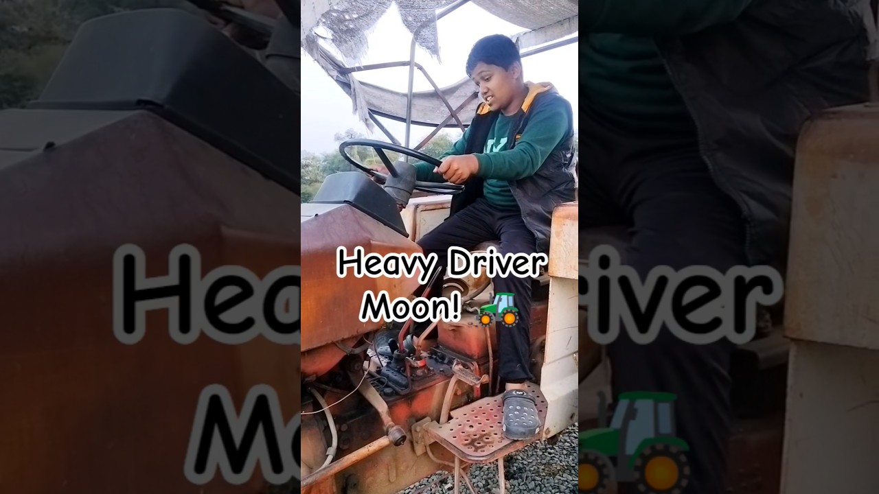 Asli tashan toh khet mein hai. Moon is enjoying his new ride!🚜