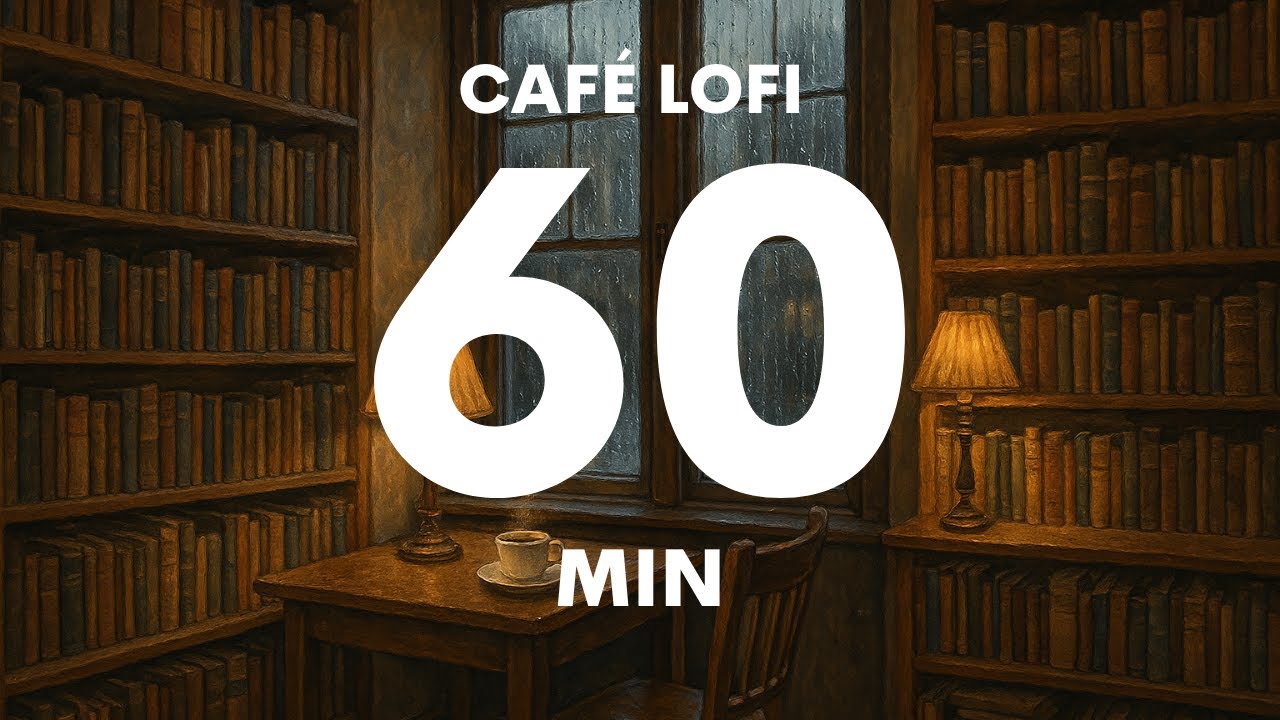 Rainy Day in a Vintage Bookstore 📚 | 1 Hour Lofi Chill Beats & Rain Sounds ☕🌧️