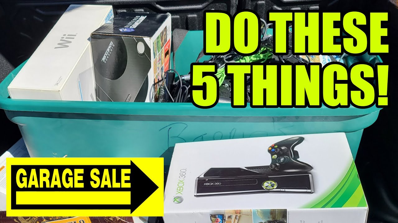 5 Tips & Tricks for Yard Sale Hunting!